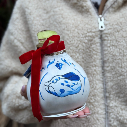 Эксклюзивная голландская коллекция расписанных вручную восковых луковиц амариллисов «Голландский Делфт»