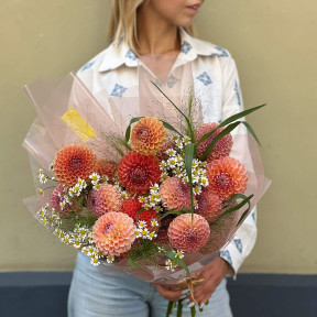 Bouquet «Dahlia sunset»