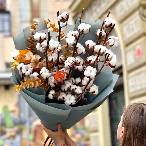 Букет «Бавовняна осінь»