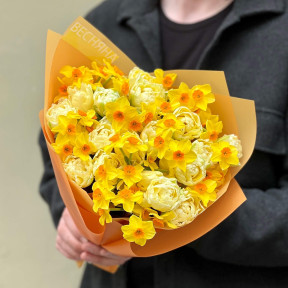 Букет «Квітневе сонечко»