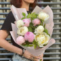 Mix of 9 peonies «Strawberry parfait»