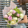 Mix of 9 peonies «Strawberry parfait»