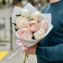 7 peonies in a bouquet «Floral Powder»