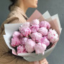 Bouquet of 15 Pink Peonies Sarah Bernhardt