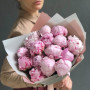 Bouquet of 15 Pink Peonies Sarah Bernhardt