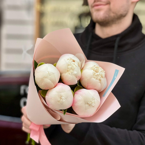 5 роскошных пионов Colonel Owen Cousins