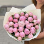 29 Sarah Bernhardt peonies in a bouquet «Petal kisses»