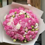 101 peonies in a bouquet «Pink dream»