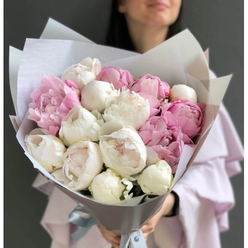 Микс из 15 пионов