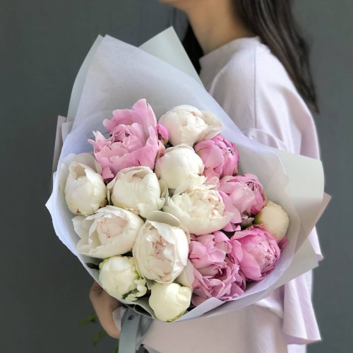 Микс из 15 пионов