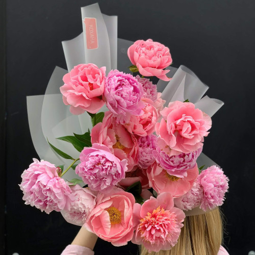 Микс премиальных пионов «Наслаждение»