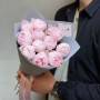 11 неймовірно ніжних піоновидних троянд Pink Peony в букеті «Тендітний аромат»