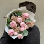 11 невероятно нежных пионовидных роз Peony Pink в букете «Майский аромат»