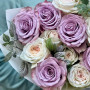 11 троянд у букеті «Аромат фіалки»
