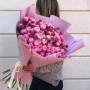 19 зeony Spray Roses in a bouquet «Gentle Kiss»