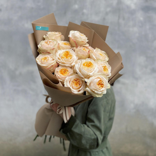 Піоновидна троянда «Victorian Peach»