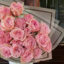 Bouquet of pion-shaped roses Pink O'hara