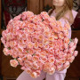 Luxurious bouquet of 51 branches of Juliet spray peony roses «Paradise Glow»