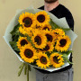 15 соняшників у букеті «Літнє поле»