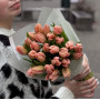 25 exclusive Thijs Boots salmon tulips «Apricot Tenderness»