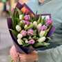 19 тюльпанів у букеті «Морозна весна»