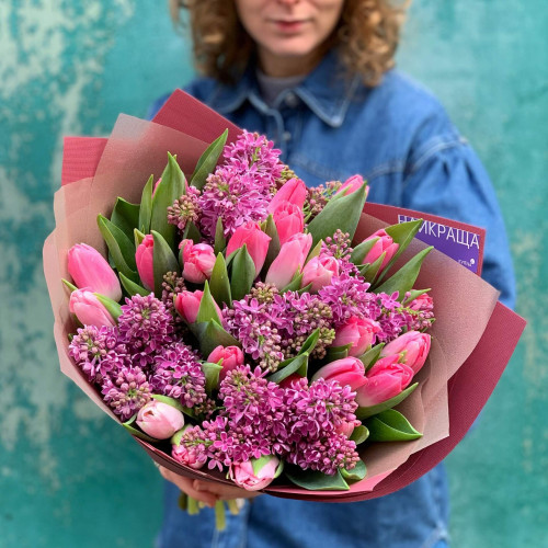 Тюльпан-Бузок «Весняний шовк»