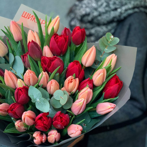 Букет «Тюльпанове серце»