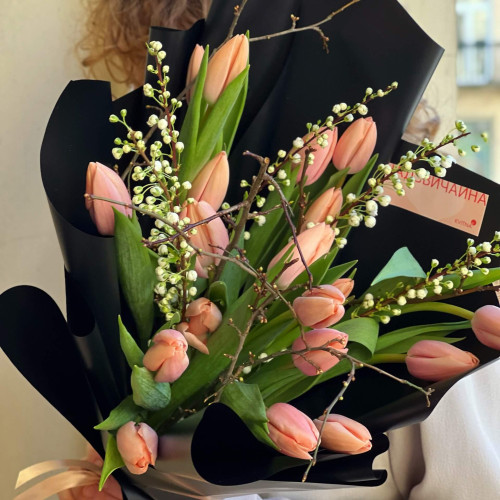 Букет «Тюльпановая жемчужина»