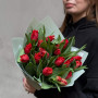 17 тюльпанів у букеті «Морозна весна»