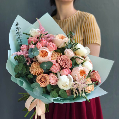 Букет «Персиковий джем»