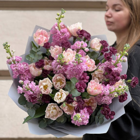 Ароматний весняний букет «Лавандові миті»