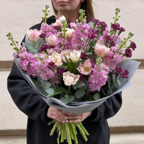 Ароматний весняний букет «Лавандові миті»
