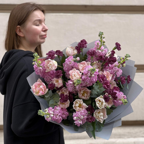 Ароматний весняний букет «Лавандові миті»