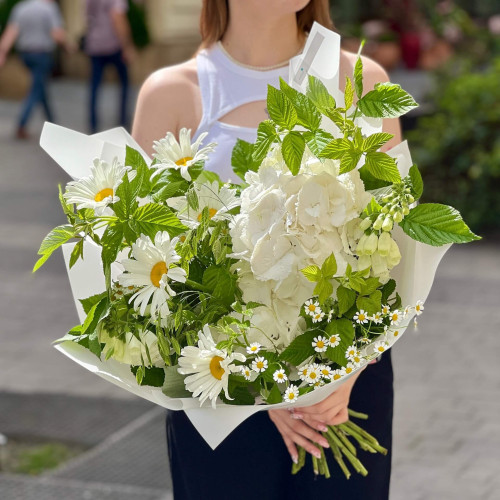 Літній букет з ромашками «Лісова пісня»