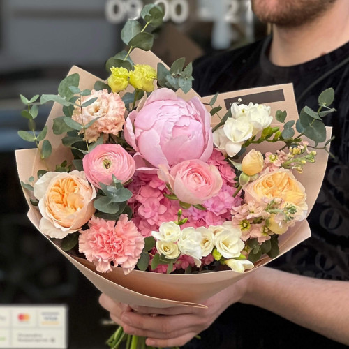 Акварельний букет «Літній аромат»