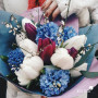 Spring bouquet with hyacinths