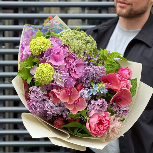 Букет «Цветные облачка»