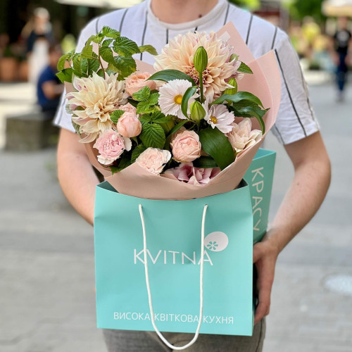 Ніжний букет «Вереснева роса»