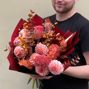 Букет «Рубінове золото»