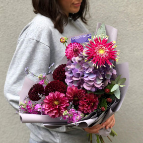 Букет «Ягідна пташка»