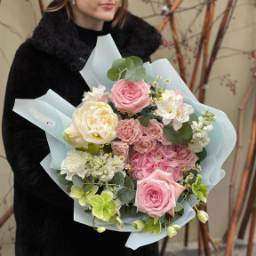 Тендітний мереживний букет «Ніжний спогад»