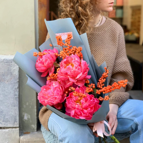 Букет «Коралові ягідки»