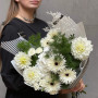 Цікавий білий букет «Молочний бриз»