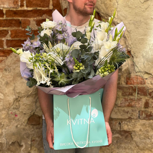 Розкішний букет з протеєю «Мальовничий Тенеріфе»