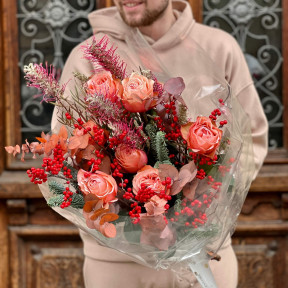 Букет «Гранатове серце»