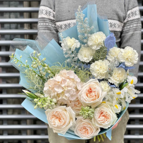 Букет «Блакитна свіжість»
