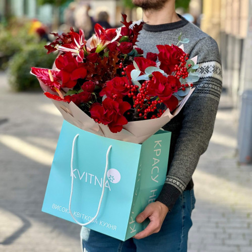 Букет «Рубінова осінь»