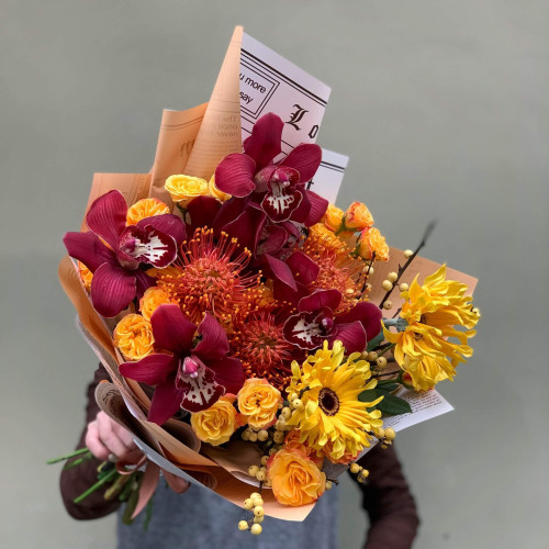 Букет «Гаряче сонечко»