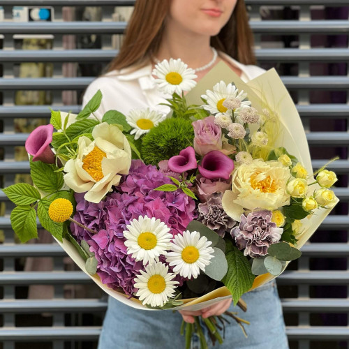 Букет «Чорничка в кремі»