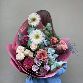 Bouquet «Caramel velor»